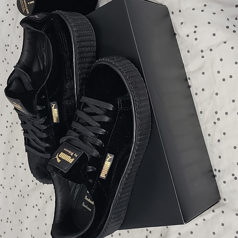 Puma X Fenty creeper sneakers velvet black